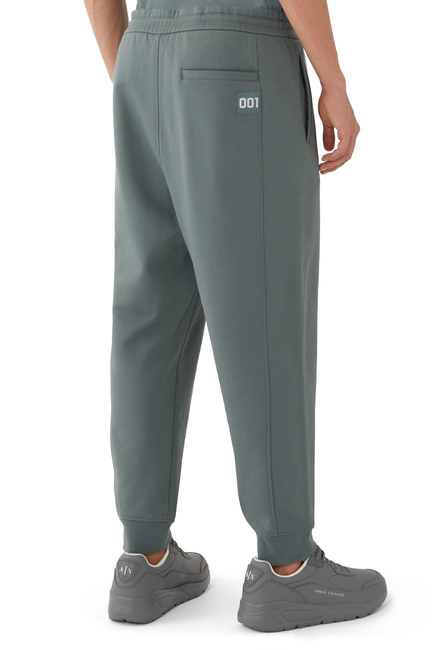 Zip-Pocket Cotton Sweatpants